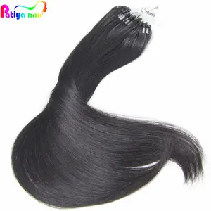 Proveedores al por mayor Micro Loop Rings Hair Full Straight Vietnamese Human 12a Grade Microlink Extensiones de cabello Trama de cuentas