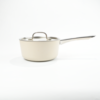 Batterie de cuisine en aluminium antiadhésive Pot à lait avec poignée en acier inoxydable pour la cuisine