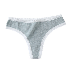 Meilleures ventes d'usine : Culottes en dentelle sans couture en coton pour femmes, vente en gros, confortables, respirantes, taille basse, sexy, pour femme - Product Image 5
