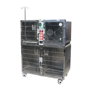 SC-06 stainless steel animal cage in animal outpatient inpatient oxygen chamber cage power supply