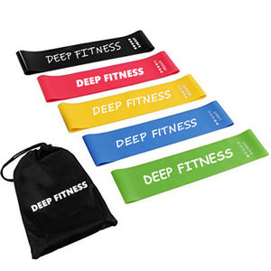 Bandes de résistance mini en latex naturel durable, antidérapantes et élastiques pour entraînement des hanches à domicile - Product Image 2