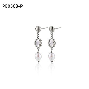 Pendientes de Moda DE PERLAS PE0503 para Mujer, Joyería de Alta Calidad - Product Image 1