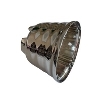 Service professionnel de moulage sous pression en aluminium, pièces OEM, placage chromé brillant, grande taille ADC12