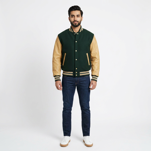 Nouvelle Arrivée 2025 – Blouson Teddy Homme Hiver Col Montant Personnalisable avec Logo, Qualité Supérieure, Nouvelle Tendance, Vente en Gros, Conception OEM - Product Image 1