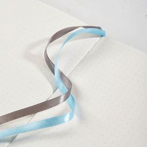 Wholesale Leather Hardcover Custom Journal Notebook with Dotted Inner Pages Pen Loop & Ribbon <b>Bookmark</b> - Product Image 4