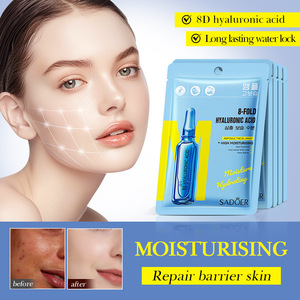 <span class=keywords><strong>Mascarilla</strong></span> Facial SADOER 8FOLD con Ácido Hialurónico y Niacinamida, Hidratación Profunda, Reafirmante, Reduce Arrugas, Repara la Piel Seca, Antienvejecimiento - Product Image 2