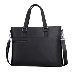 Yishan Herren Handtasche mit großer Kapazität Corporate Meeting Aktentasche Gedrucktes Logo Business Commuting Umhängetasche Wasserdichte Funktion - Product Image 6