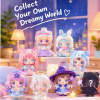 Figurines de collection en PVC Kawaii Blind Box, lot de 6, décoration de bureau, cadeau, jouet, dessin animé, anime