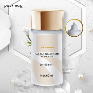 Botella de 60 ml de PP/PE con tapón de rosca – Envase vacío para protector solar, base y prebase, y empaque multimaterial para crema de manos y loción fijadora - Product Image 3