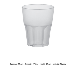 Vaso de Plástico Rox San 27 cl Satinado, Altura 10 cm, Diámetro 8.3 cm - Product Image 3