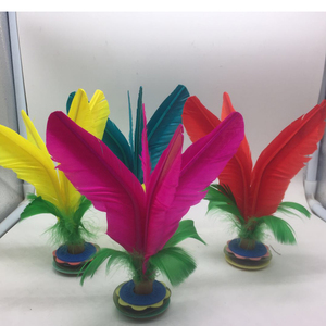 Venta al por mayor de bádminton <span class=keywords><strong>pluma</strong></span> de alta calidad de bádminton shuttlecock de la <span class=keywords><strong>pluma</strong></span> - Product Image 1