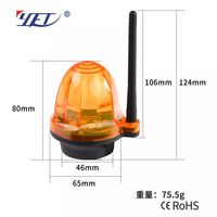 Luz de Advertencia LED YET6139 12 24 220v, Impermeable, para Automatización, Puerta Eléctrica, Puerta de Garaje, Persiana Enrollable