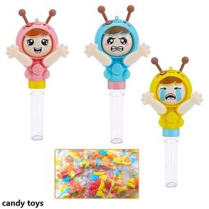 Caja de presentación de embalaje, pequeño juguete de dibujos animados de plástico de mano, juguetes de dulces para niños <span class=keywords><strong>con</strong></span> dulces duros/<span class=keywords><strong>caramelos</strong></span> de goma - Product Image 2