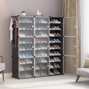 Gabinete para Zapatos Económico Antipolvo de Gran Capacidad Zapatero Moderno Sencillo Fácil de Ensamblar - Product Image 1