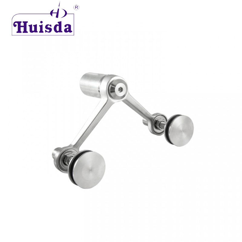 Стеклянный паук из нержавеющей стали 304 с 2 дужками, фасадная система, стеклянная занавеска, настенные фитинги, стеклянный маршрут и соединитель