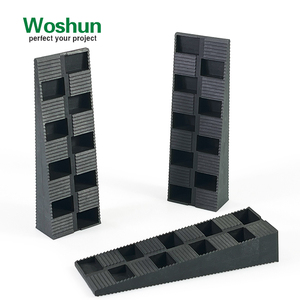 Woshun Emballeur de cadre de fenêtre et de porte Cales en plastique <span class=keywords><strong>PVC</strong></span> Cales d'arrêt de porte Entretoises de carrelage Niveleur de carrelage Cales en plastique - Product Image 3