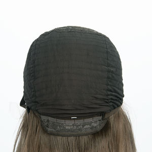 Perruques sans colle en dentelle suisse, perruques de cheveux humains européens, mèches blondes, perruque frontale ondulée pour femmes blanches - Product Image 6