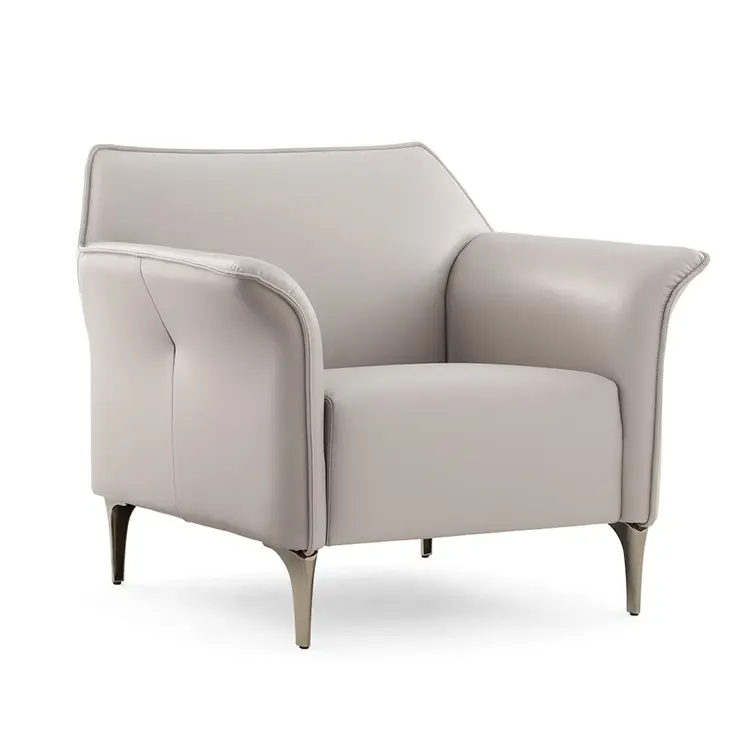 Cadeira de braço de pano de linho com almofada de assento espessada, sofá com cadeiras de sala de estar de design moderno