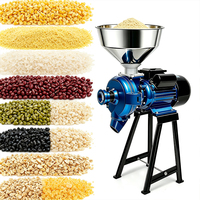 Machine électrique à poudre pour aliments secs/humides, pour la mouture de beurre de noix, pâte de sésame, lait de soja, lait de riz, un moulin à farine pratique