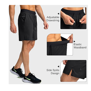 <span class=keywords><strong>Pantaloncini</strong></span> da Palestra per Uomo <span class=keywords><strong>con</strong></span> Logo Personalizzato, Asciugatura Rapida, <span class=keywords><strong>con</strong></span> <span class=keywords><strong>Tasche</strong></span>, Abbigliamento Sportivo Maschile OEM, <span class=keywords><strong>Pantaloncini</strong></span> da Corsa e Allenamento, <span class=keywords><strong>Pantaloncini</strong></span> Atletici da Uomo - Product Image 3