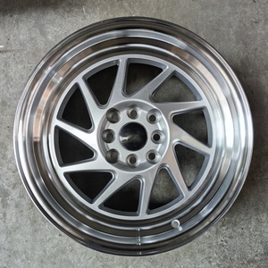 Diseño popular 16 pulgadas 4 agujeros plata ruedas de aleaciones de plato profundo llantas 4x100 para <span class=keywords><strong>Aston</strong></span> <span class=keywords><strong>Martin</strong></span> V8 Zagato (<span class=keywords><strong>1986</strong></span> - 1989) - Product Image 2
