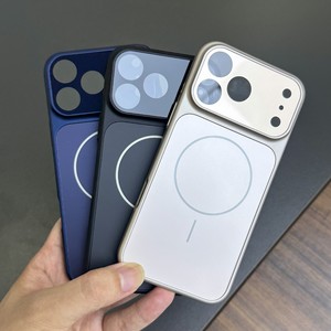 เคสโทรศัพท์แบบชาร์จไร้สายแม่เหล็กสำหรับ 18/17/16 Pro ป้องกันเลนส์กระจก Corning ระดับพรีเมียม ป้องกันการกระแทก ฝาครอบกล้อง 8 - Product Image 3