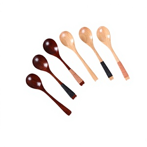 Ensemble de couverts en bois de qualité supérieure, design magnifique, ustensiles de cuisine, cuillères, ensemble de couverts pour usage domestique et en restaurant - Product Image 1