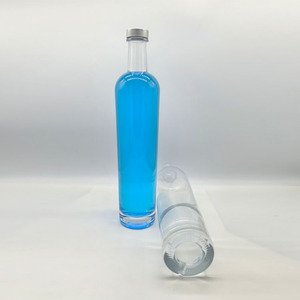 Logotipo de calcomanía personalizado 750ml/700ml whisky Gin <span class=keywords><strong>Vodka</strong></span> botellas de vidrio con corcho estampado en oro Color personalizado para almacenamiento de licor - Product Image 4
