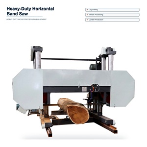 Sierra de cinta horizontal de alta resistencia para el corte y procesamiento de troncos y madera de gran diámetro - Product Image 1
