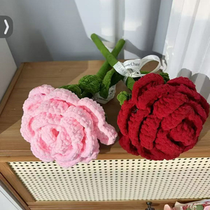 Grandes roses tournesols au crochet, cadeaux pour la fête des mères, idées de cadeaux de la Saint-Valentin 2026 - Product Image 6