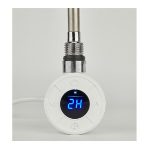 Yeni lansmanı akıllı LCD ekran banyo radyatör 220V su ısıtma havlu askısı temel havlu isıtıcı aksesuarları - Product Image 3