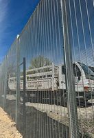 Valla Metálica Plana Anti-Escalada 358 de Alta Seguridad, 8 pies de Altura, para Seguridad del Hogar y Perímetro