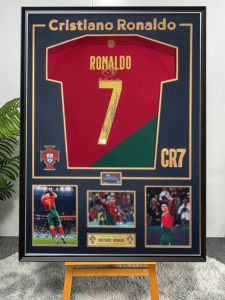 Cornice Personalizzata di Alta Qualità per Maglie di Calciatori e Giocatori di Basket, Prodotto Finito con <span class=keywords><strong>Foto</strong></span> e Firma Stampata - Product Image 6