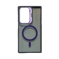 Étui de téléphone magnétique de luxe avec protection intégrale anti-chute, support pour objectif, pour Samsung S23 S24 S25 S26 Ultra Plus