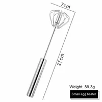 Utensilio de Cocina de Alta Calidad, Batidor de Huevos Manual de Acero Inoxidable Personalizado, Mezclador de Crema y Huevos