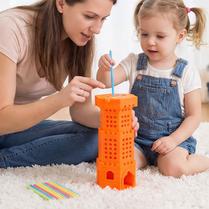 Montessori Balance Stick Tower Game Plastic Family Fun Parent-Child Educational Gift 2-6 Players Challenge - Product Image 3