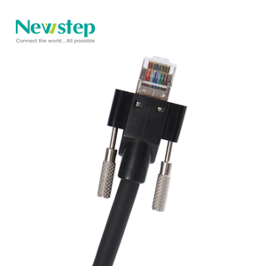 Câble <span class=keywords><strong>Ethernet</strong></span> RJ45 GigE Vision Cat6a haute flexibilité pour chaîne porte-câbles, avec vis, pour caméra et vision industrielle - Product Image 4