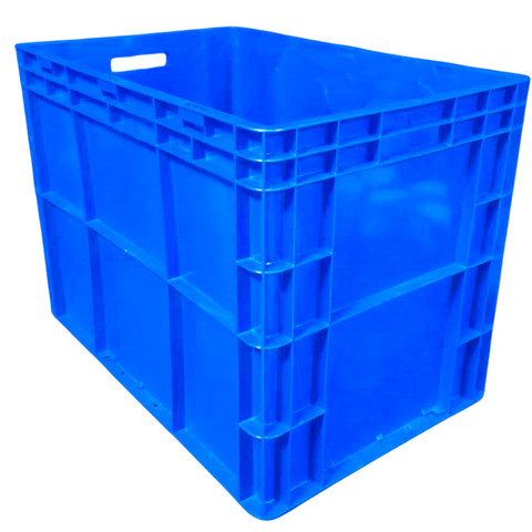 600*400*450Plastic Recycle Euro Standard Storage Crate Case of PP Material With Flat Lid for Electronics Tooling Storage