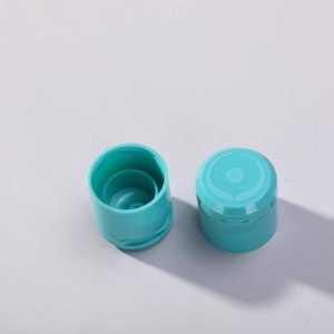 Tapón de rosca de plástico <span class=keywords><strong>azul</strong></span> 28 410 PP personalizado, tapón de una sola vez a prueba de manipulaciones con orificio pequeño, <span class=keywords><strong>tapa</strong></span> abatible para botellas - Product Image 2