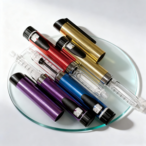 Dispositivo de Belleza Manual V3 de Metal para una Distribución Precisa de Soluciones en Salones y Clínicas, Herramienta Dosificadora Reutilizable con Cartucho de 3 ml - Product Image 1