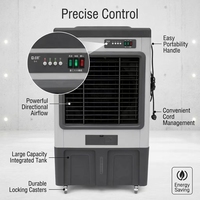 Refroidisseur d'air industriel Desert Cooler 25000m³/h pour le marché du Moyen-Orient |   Refroidissement par évaporation en nid d'abeille certifié CE