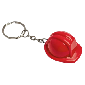 Llavero Personalizado con Forma de Casco de Construcción, Multicolor, de Plástico Duro, para Regalos Promocionales de Agencias Inmobiliarias - Product Image 1