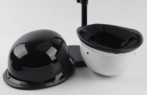 Stili classici casco tedesco Cool Half Face Cascos De Moto Pedal Cruise Half Helm caschi Moto Vintage casco scheletro - Product Image 3