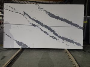 แผ่นหินเทียมสีขาวรุ่น Calacatta โต๊ะโต๊ะในห้องครัวสไตล์โมเดิร์น - Product Image 5