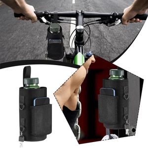 Magnetic Water Bottle Bag Large Capacity With Phone Pocket For Outdoor Sports Cycling Gym Use Reusable Cloth Material - Product Image 1