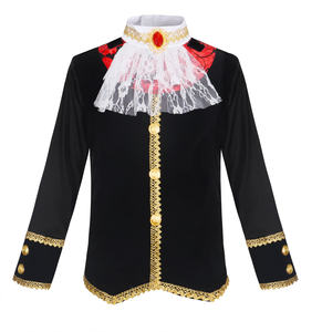 Costume de <span class=keywords><strong>Dracula</strong></span> Gothique d'Halloween pour Enfants Garçons Filles Deluxe Tenue de Vampire pour Habiller un Jeu de Rôle Costume de Vampyr avec Cape - Product Image 6