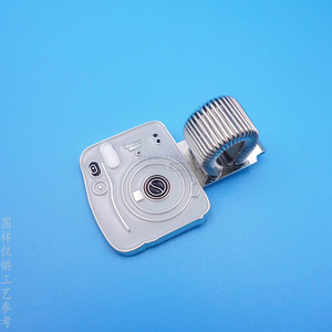 Blue Metal <b>Pen</b> Clip <b>With</b> <b>Camera</b> Design 45mm For Stationery And Notebooks - Product Image 2