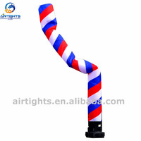 Tubo de cielo para salón, bajo MOQ, buen precio, atractivo, colorido, inflable, bailarina de tubo para barbería