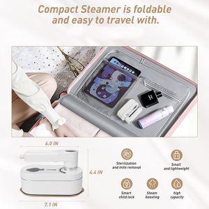 180 Degree Rotatable Steamer <strong>Iron</strong> for Clothes Travel Mini, <strong>8</strong> Steam <strong>Iron</strong> Modes Portable Handheld Garment Steam for Clothing - Product Image 5