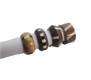 Anillo para servilletas hecho a mano de resina de madera Natural, anillo para la mejor calidad, diseño de lujo, venta directa de fábrica - Product Image 6